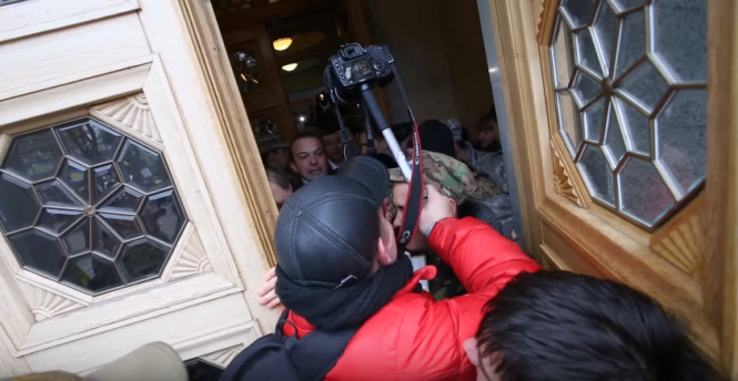 Соболєв погрожував кинути гранату в охоронців Верховної Ради, - ВІДЕО
