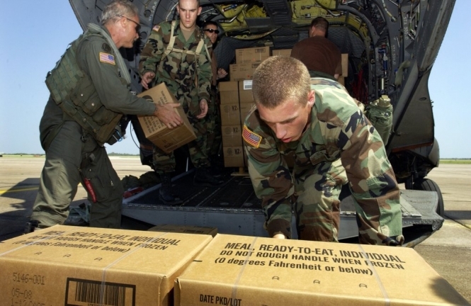 США направят 25 тыс продовольственных пайков украинским военным