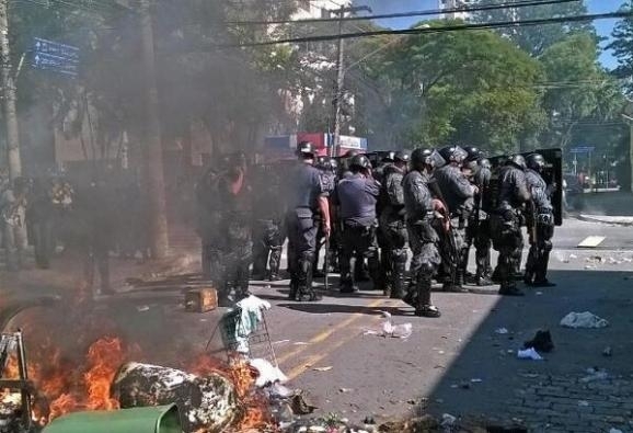 Полиция усмирила в Сан-Паулу противников проведения ЧМ-2014