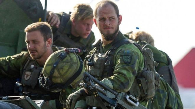 Швеция начала военные учения одновременно с Россией