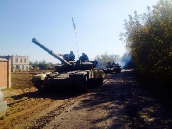 Силы АТО вывели оружие менее 100 мм на Луганщине с опережением графика