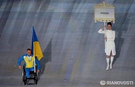 На открытии Паралимпийских Игр Украину представлял только один спортсмен. В знак протеста