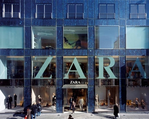 Одяг від Zara у 2012 році найбільше купували у Східній Європі і Китаї