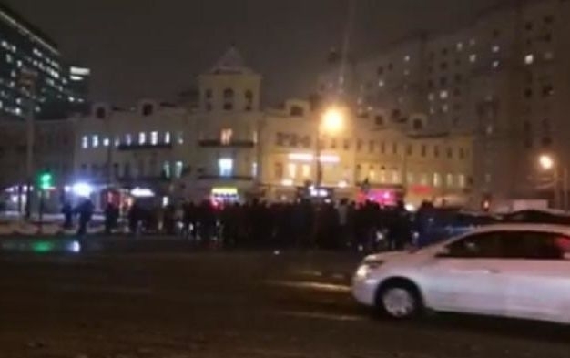 В Москве валютные заемщики перекрыли Тверскую улицу