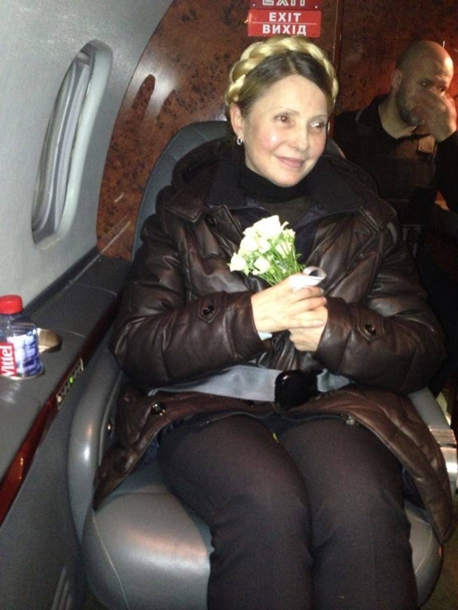 Юлия Тимошенко уже в Киеве