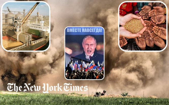 Аграрний шантаж путіна. Як війна росії проти України провокує голодомор у світі – New York Times