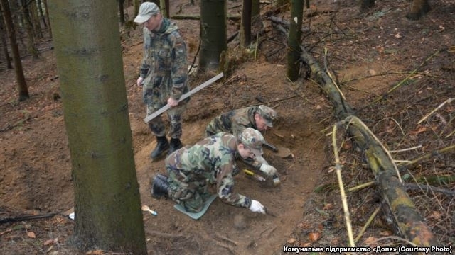 На Львовщине обнаружили крупнейшее за много лет захоронение воинов УПА