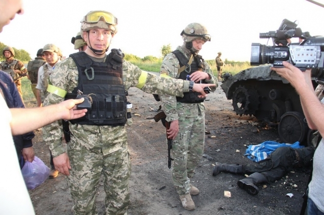 Силовики обнаружили в Славянске украинское оружие из Крыма, - Гелетей