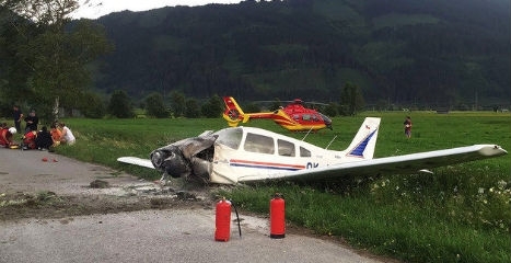 На территории Австрии случилась авиакатастрофа