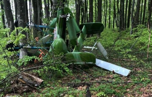 На границе с Румынией разбился вертолет: пилот погиб