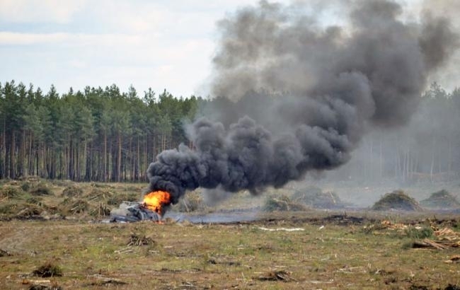 В Росії під час авіашоу розбився військовий вертоліт, - відео
