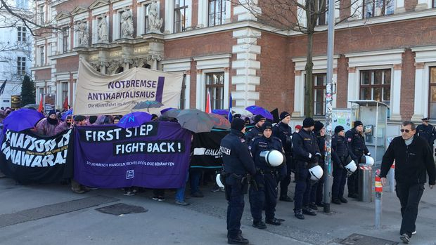 В Вене проходят массовые протесты против правительства Австрии - ВИДЕО