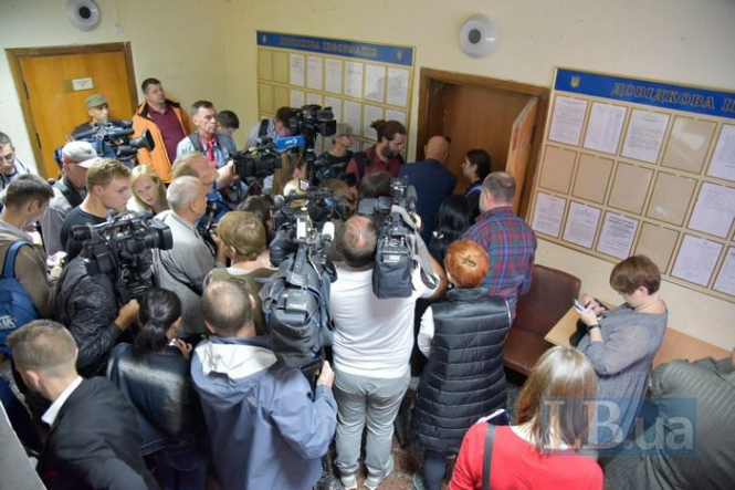 Поліція посилила охорону Подільського суду Києва через процес стосовно Вишинського