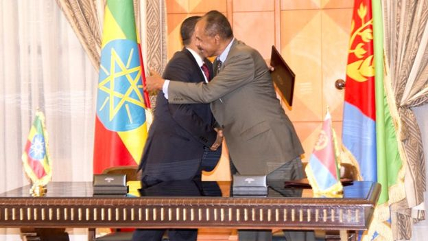 Ефіопія та Еритрея підписали декларацію про укладення миру