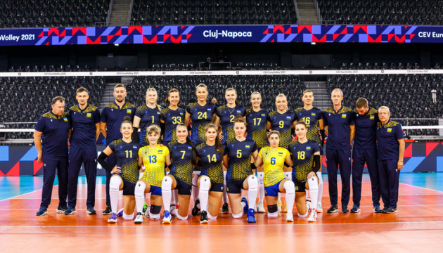 Украинские волейболистки одержали первую победу на чемпионате Европы