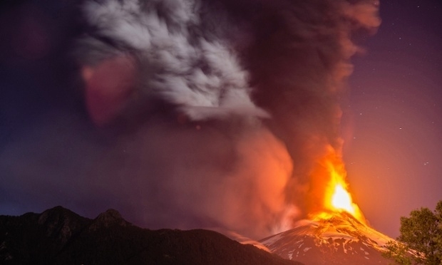 Разрушительная красота: в Чили после 30 лет затишья извергается вулкан Вильяррика
