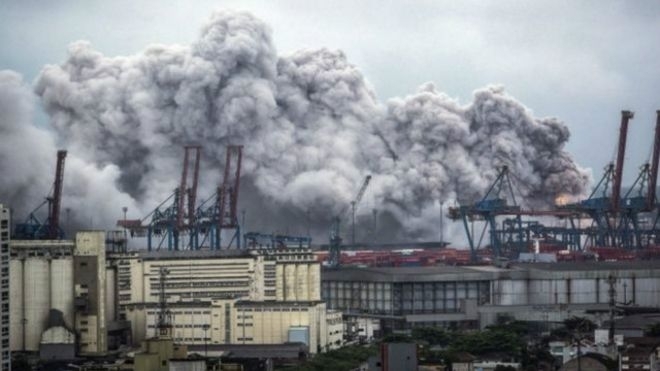 У Бразилії потужний вибух на хімскладі: у небо піднялась токсична хмара, - ФОТО