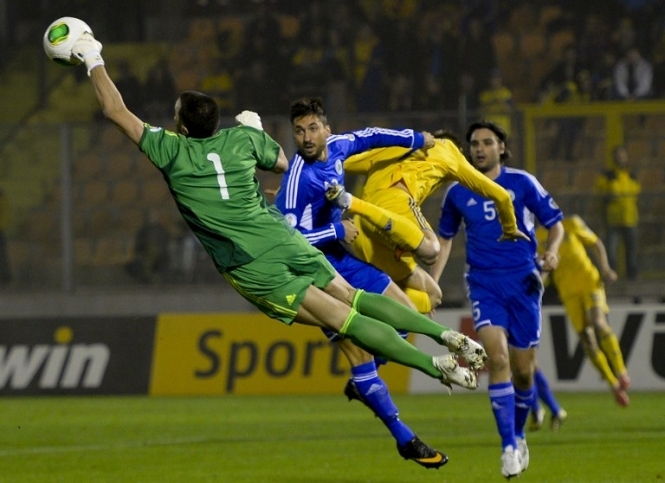 Матч Сан-Марино - Україна завершився рахунком 0:8