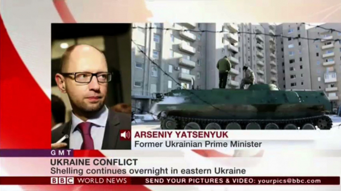 Яценюк на BBC: Россия не намерена выполнять 
