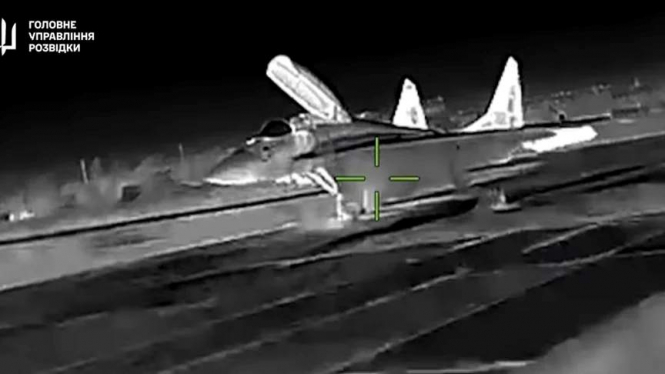 ГУР знищило російський винищувач МіГ-29 у Криму