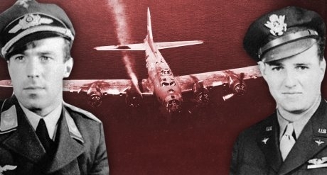 История дня: Немецкий пилот должен был сбить американца, но ... спас его жизнь
