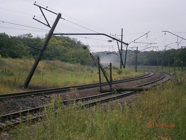 На Донецкой железной дороге вновь произошел взрыв