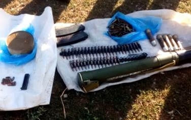 СБУ виявила схованку зі зброєю на Донеччині, - фото