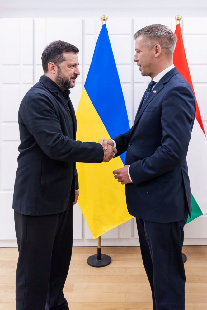 Зеленський і Мадяр провели першу зустріч тет-а-тет у Брюсселі  