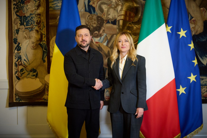 Італія зацікавлена у спільному з Україною виробництві дронів – Мелоні