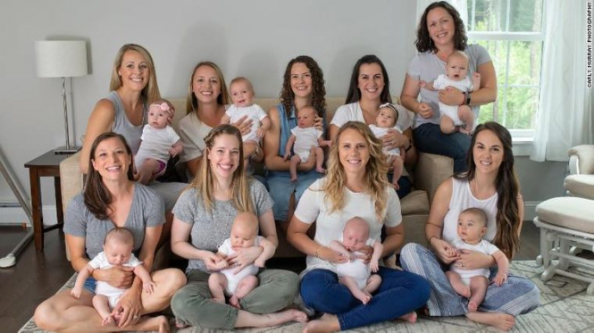 У США народили дев'ять подруг-медсестер, які завагітніли приблизно в один час