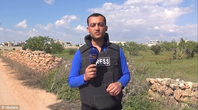 В Сирии журналист получил ранения во время прямого эфира, - ВИДЕО