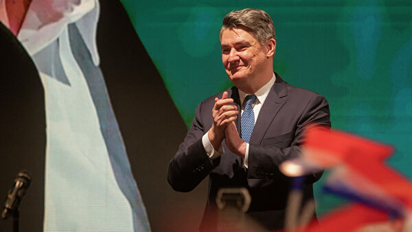 Новий президент Хорватії у першому виступі повторив тези новорічного виступу Зеленського