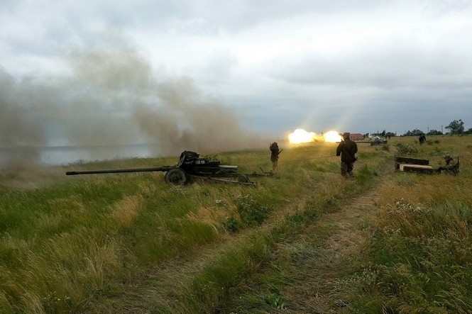 Вблизи Счастья украинская армия отразила атаку террористов, - пресс-центр АТО