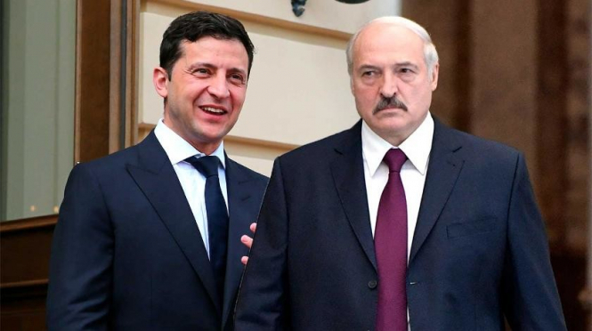 Зеленский встретился с Лукашенко
