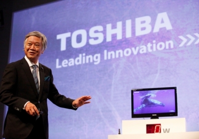Масаакі Осумі, генеральний директор Toshiba. Фото: AFP