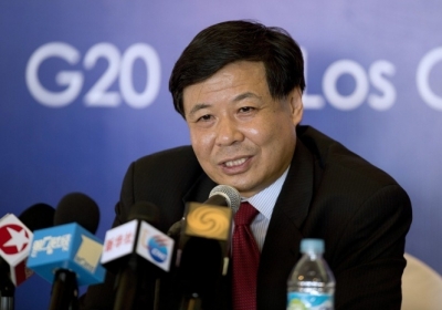 Жу Гуангяо, міністр фінансів Китаю. Фото: AFP