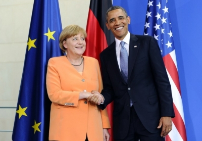 Ангела Меркель і Барак Обама. Фото: AFP