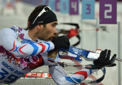 Французский биатлонист выиграл золото на Олимпиаде в Сочи 