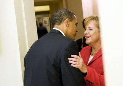 Барак Обама, Ангела Меркель. Фото: AFP