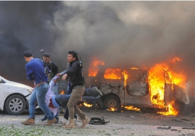Возле консульства РФ в Алеппо взорвали автомобиль с взрывчаткой
