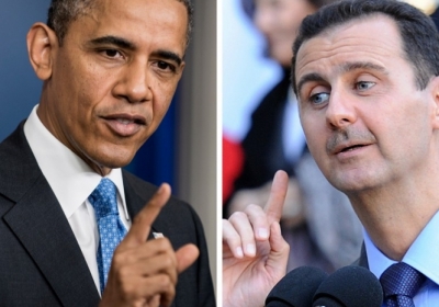 Барак Обама, Башар аль-Асад. Фото: AFP