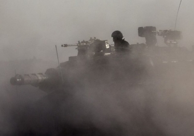 Ізраїль, 17 липня 2014 року. Ізраїльський танк патрулює кордон з сектором Гази невдовзі перед оголошенням п