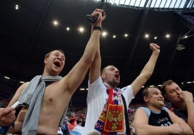 Євро-2012, матч Росія-Чехія. Фото: AFP
