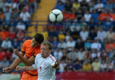 Матч між Нідерландами і Данією 9 червня 2012 стадіон Металіст в Харкові. Фото: AFP