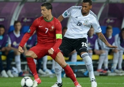 Євро-2012 футбольний матч Німеччина проти Португалії. Фото: AFP