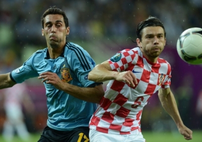 Євро-2012, матч Іспанія-Хорватія. Фото: AFP