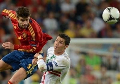 Євро-2012, матч Португалія - Іспанія. Фото: AFP