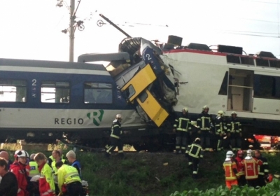 У Швейцарії зіштовхнулись поїзди: постраждали 44 людини