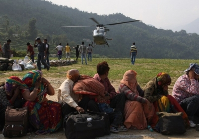 В Індії розбився гелікоптер, який рятував людей від повені