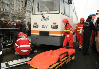 У Бухаресті зіткнулися чотири трамваї: постраждали 52 людини (фото)